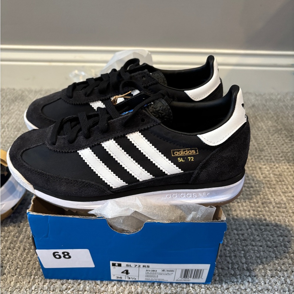 adidas SL 72 Women’s Black/ White Retro Sneakers